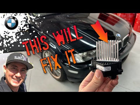 Видео: BMW e46 — вентилятор кондиционера не работает ---- Замена резистора