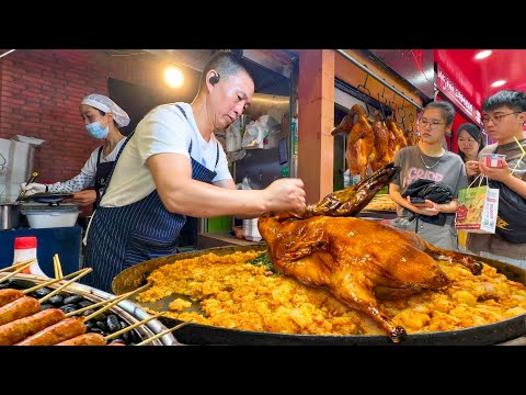 Видео: Вкусный рынок уличной еды в Гуйяне, Китай: традиционные угощения и креативные закуски, полные жизни