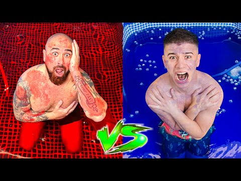 Видео: ГОРЯЧИЙ vs ХОЛОДНЫЙ БАССЕЙН ЧЕЛЛЕНДЖ !