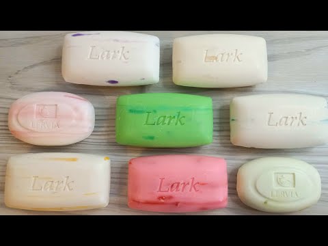Видео: ASMR SOAP|Soap carving|cutting Lark soap|АСМР МЫЛО|Резка мыла