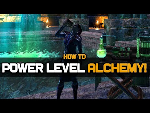 Видео: Как БЫСТРО прокачать уровень Алхимии в The Elder Scrolls Online!