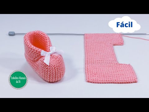 Видео: Вязаная детская обувь