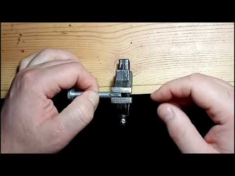 Видео: #нож Способ крепление тыльника (просто и надёжно)