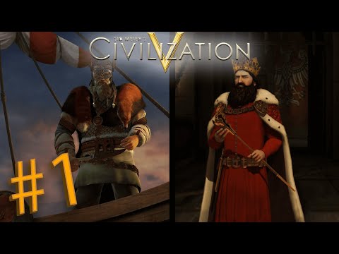 Видео: Прохождение с другом Цивы 5! Викинги - Польша! №1