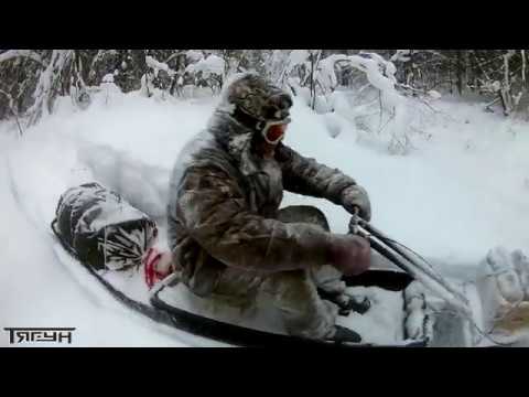 Видео: 100 км на мотобуксировщике ТЯГУН