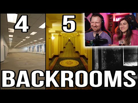 Видео: 4-6 уровни - ЗАКУЛИСЬЕ (The Backrooms) | РЕАКЦИЯ