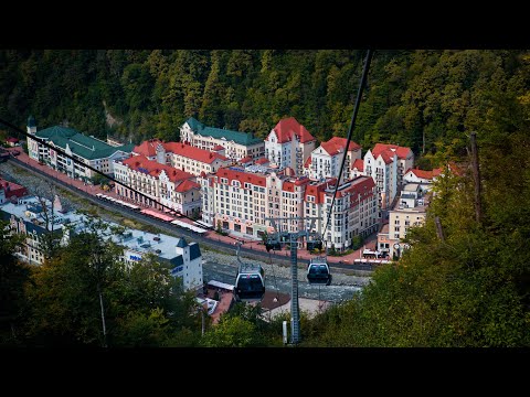 Видео: Красная Поляна: Роза Хутор и парк водопадов «Менделиха»