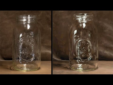 Видео: Как рисовать стекло — демонстрация масляной живописи