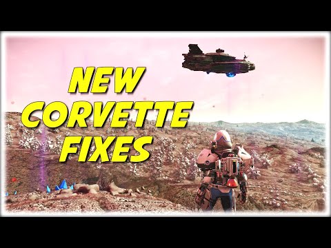 Видео: Новые исправления Corvette для обновления Voyagers для No Man's Sky!
