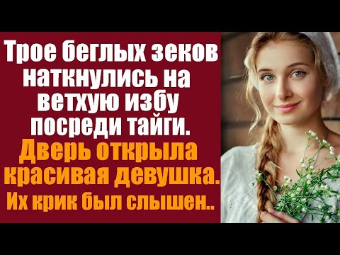Видео: Трое беглых наткнулись на ветхую избу посреди тайги. Дверь открыла красивая девушка. Их крики...