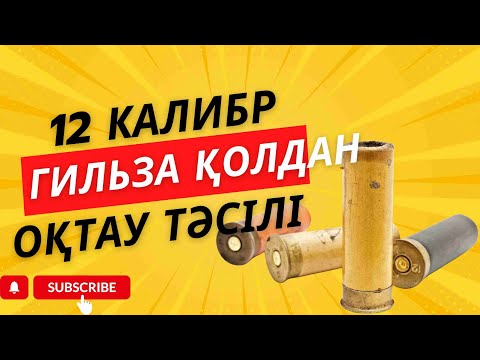 Видео: 12 КАЛИБР ГИЛЬЗАҒА ҚОЛДАН ОҚ ОҚТАУ ТӘСІЛІ 🔩🪛