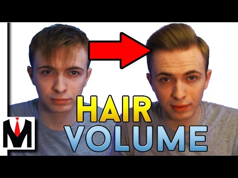 Видео: Как придать волосам БОЛЬШОЙ объем и объем | Урок мужской прически для более густых волос