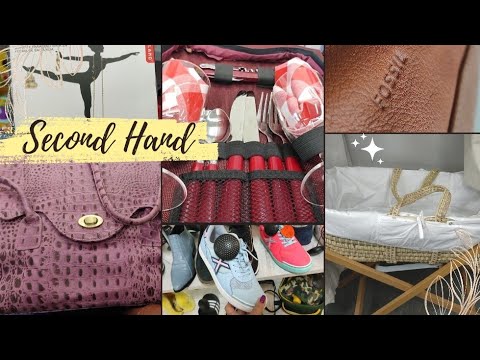 Видео: Нашла в Секонд Хенде новую обувь, сумки. Товары для дома