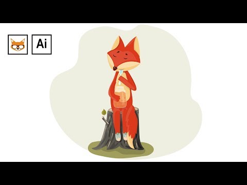 Видео: Отрисовка иллюстрации в Adobe Illustrator