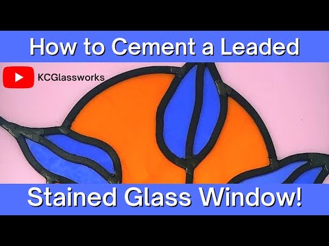 Видео: Как закрепить витражное окно с витражным стеклом