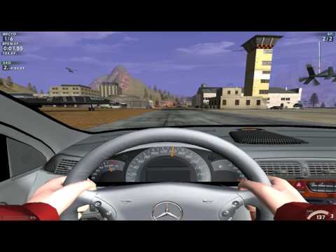 Видео: Mercedes-Benz World Racing 2003 (pc) gameplay на руле Logitech