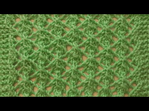 Видео: 🌺САМЫЙ НЕЖНЫЙ АЖУРНЫЙ УЗОР СПИЦАМИ🌺Просто/быстро🦋Узор для кофты, кардигана, пляжной туники, шапочки