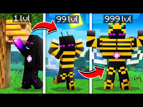 Видео: ✅ Майнкрафт, но Я СТАНОВЛЮСЬ ПЧЕЛОЙ КАЧКОМ КАЖДУЮ МИНУТУ!