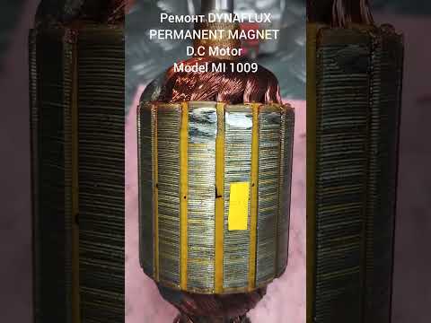 Видео: Ремонт DYNAFLUX PERMANENT MAGNET D.C.  MOTOR. Model MI-1009