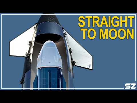 Видео: SpaceX нашла блестящее решение, чтобы отправиться на Луну раньше Китая: DRAGON на STARSHIP