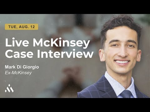 Видео: Интервью по кейсу McKinsey – Выход на рынок питания и здравоохранения