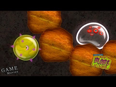 Видео: Суровый Лизун Глазастик Съел ВСЕ! Мульт Игра Tales from Space Mutant Blobs Attack