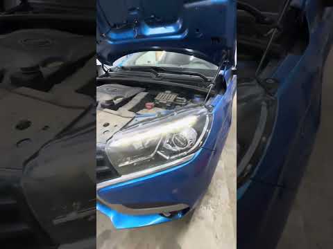 Видео: Lada X-Ray установка светодиодных линз и противотуманных фар