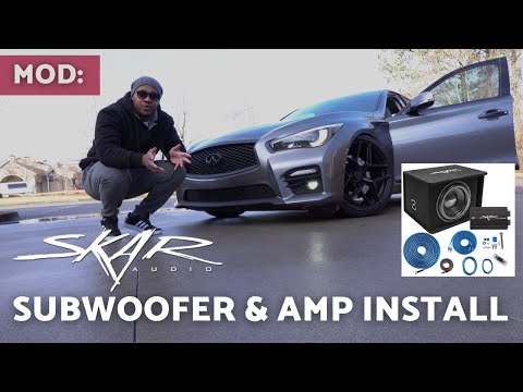 Видео: Добавление усилителя и сабвуфера в мой Infiniti Q50
