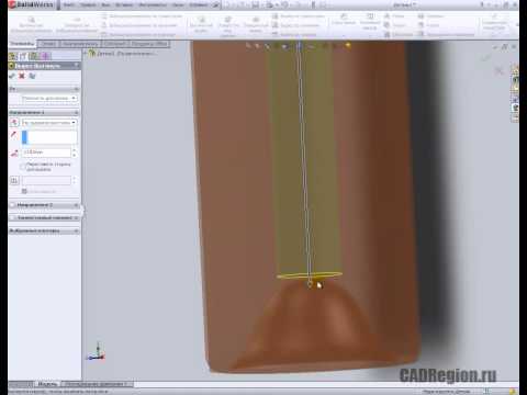 Видео: Нанесение изображений на криволинейные поверхности моделей в SolidWorks