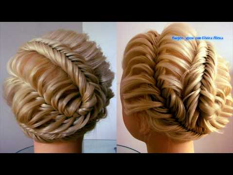 Видео: Хитросплетения. Причёска из кос. Видео-урок.
