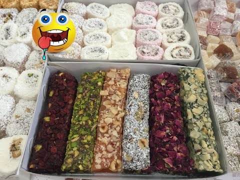 Видео: ДЕГУСТИРУЕМ ТУРЕЦКИЕ СЛАДОСТИ РАХАТ ЛУКУММММ......