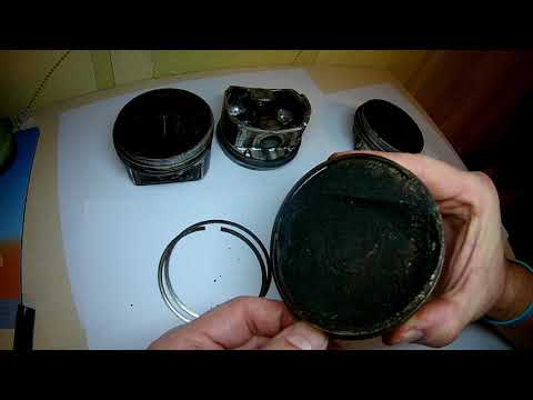 Видео: Поршни с пробегом от мотора FIAT Linea ( Fiat Linea Pistons engine 1.4)