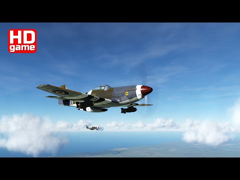 Видео: DCS World HD VR #9 Кампания P-51D Mustang Charnwood (прохождение без комментариев) 1440p60