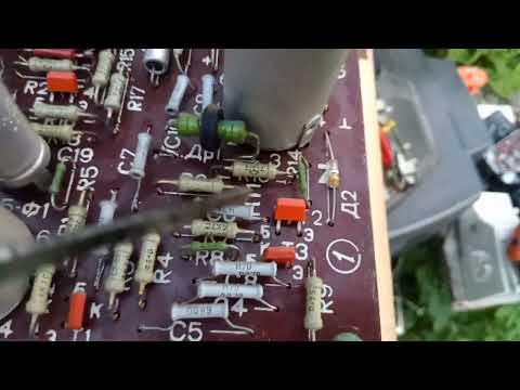 Видео: разбор телевизора рекорд в-312