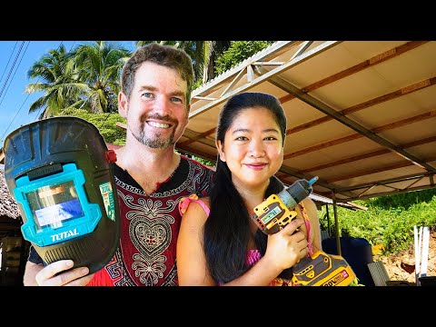 Видео: СТРОИМ ГАРАЖ-МАСТЕРСКУЮ НА ФИЛИППИНАХ / ЖИЗНЬ НА ОСТРОВЕ