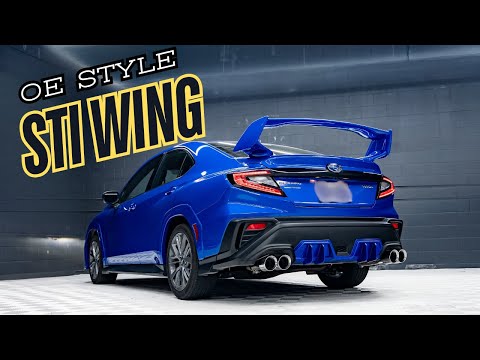 Видео: SUBARU WRX OE STYLE STI WING | 2022 + ШАССИ VB