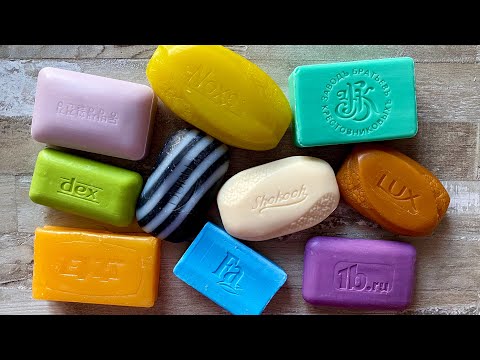 Видео: ASMR Soap cutting | Soap Carving|Резка мыла  | ASMR