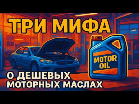 Видео: Три мифа о дешевом моторном масле. Часть первая.