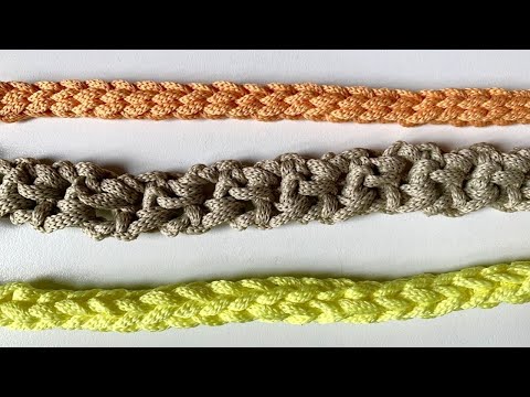 Видео: Простые и универсальные шнурки  крючком. SHODDI crochet