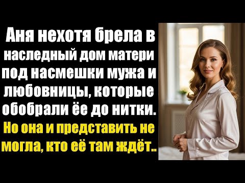 Видео: Аня шла в дом матери под насмешки мужа и его любовницы, обобравших её до нитки