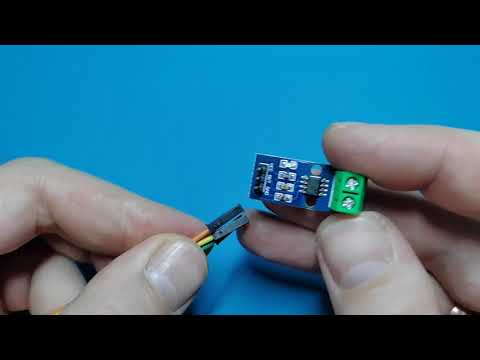 Видео: Подключение датчика тока ACS712 к ESP8266