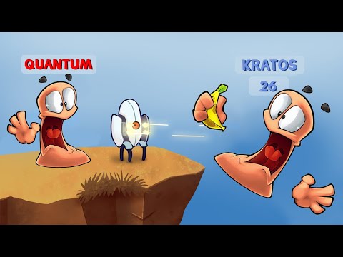 Видео: ИГРАЮ ВТОРОЙ РАЗ И УЖЕ ВЫИГРАЛ КВАНТУМА В WORMS??? Worms W.M.D