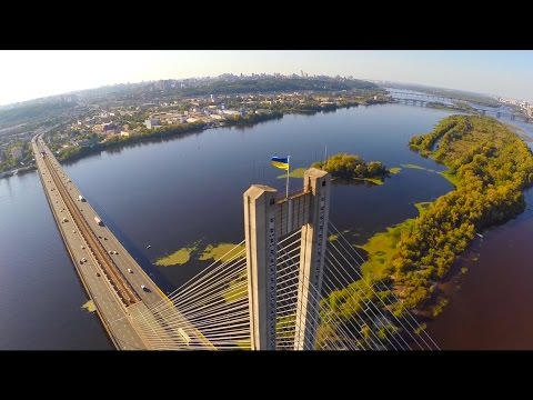 Видео: Kyiv aerial video. Киев аэросъемка