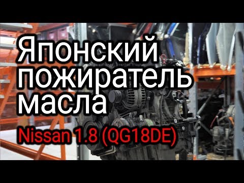 Видео: Прожорливый "японец": ищем и находим причины масложора в двигателе Nissan 1.8 л (QG18DE)