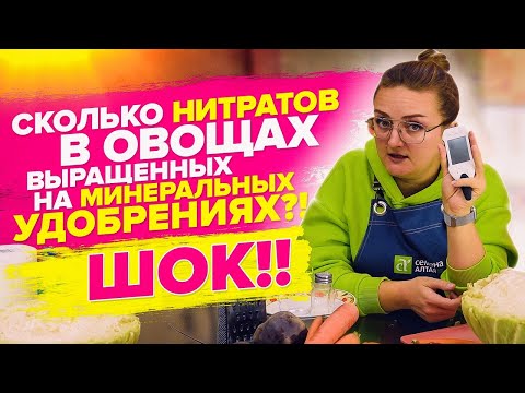 Видео: НИТРАТЫ В ОВОЩАХ! Измеряем в наших овощах! Как избавиться от нитратов