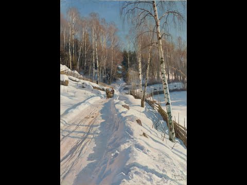 Видео: Три картины одной палитрой. Солнечный зимний день. Часть_3