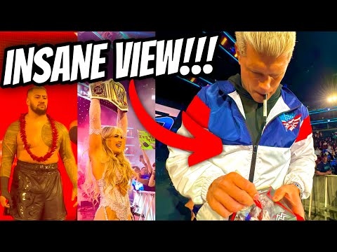 Видео: Мой БЕЗУМНЫЙ опыт участия в Front Row WWE SMACKDOWN!