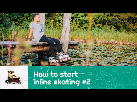Видео: Как начать кататься на роликовых коньках — Первые шаги на роликовых коньках — Как начать кататься...