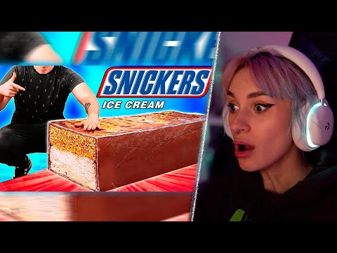 Видео: Неля СМОТРИТ: МЫ ПРИГОТОВИЛИ ОГРОМНОЕ МОРОЖЕНОЕ SNICKERS ВЕСОМ 200 КИЛОГРАММ