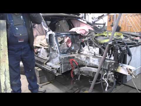Видео: BMW 5. Body repair. Ремонт кузова.